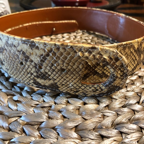 Vintage Jana Python Belt in Size Medium - Picture 4 of 7
